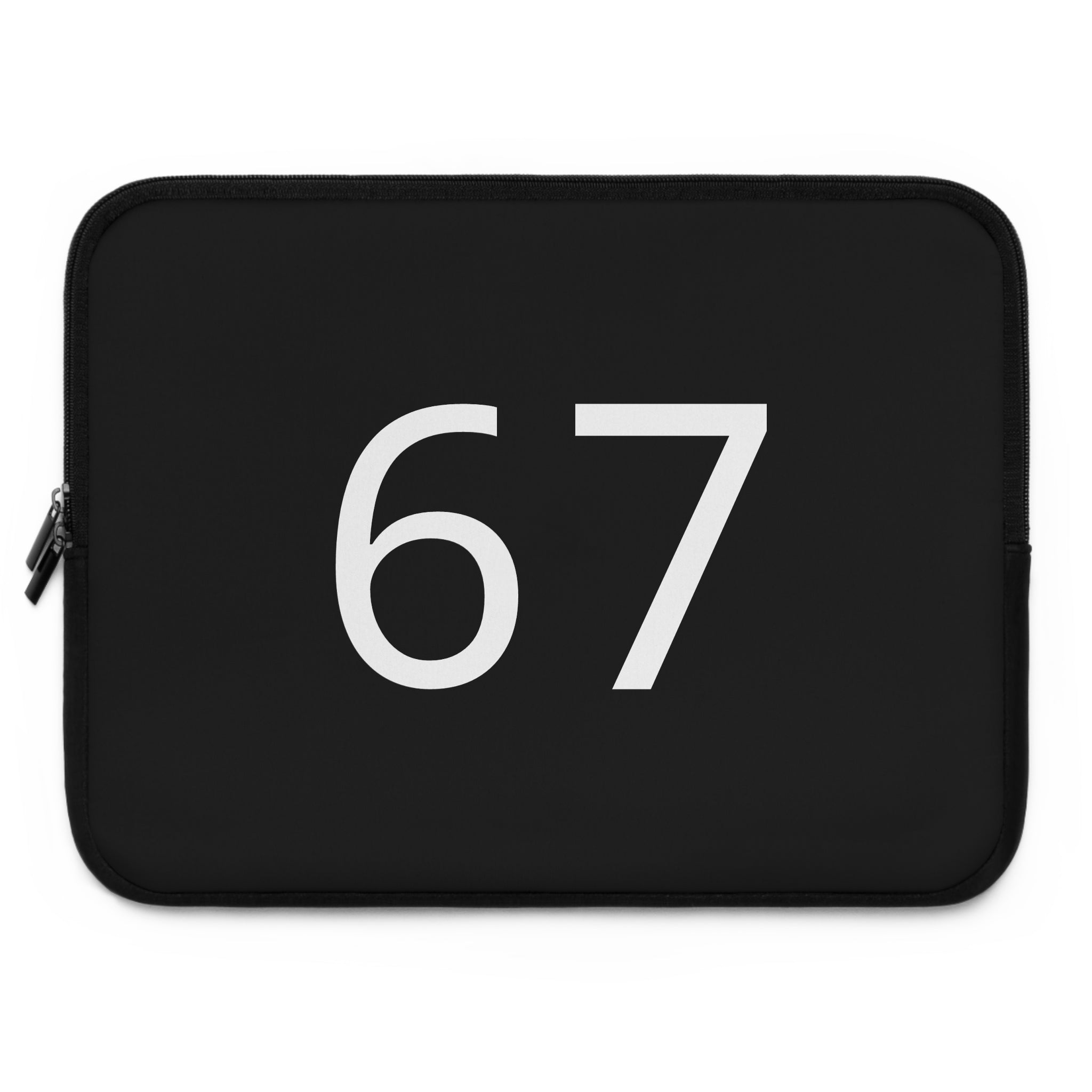67 Laptop Sleeve (White text)