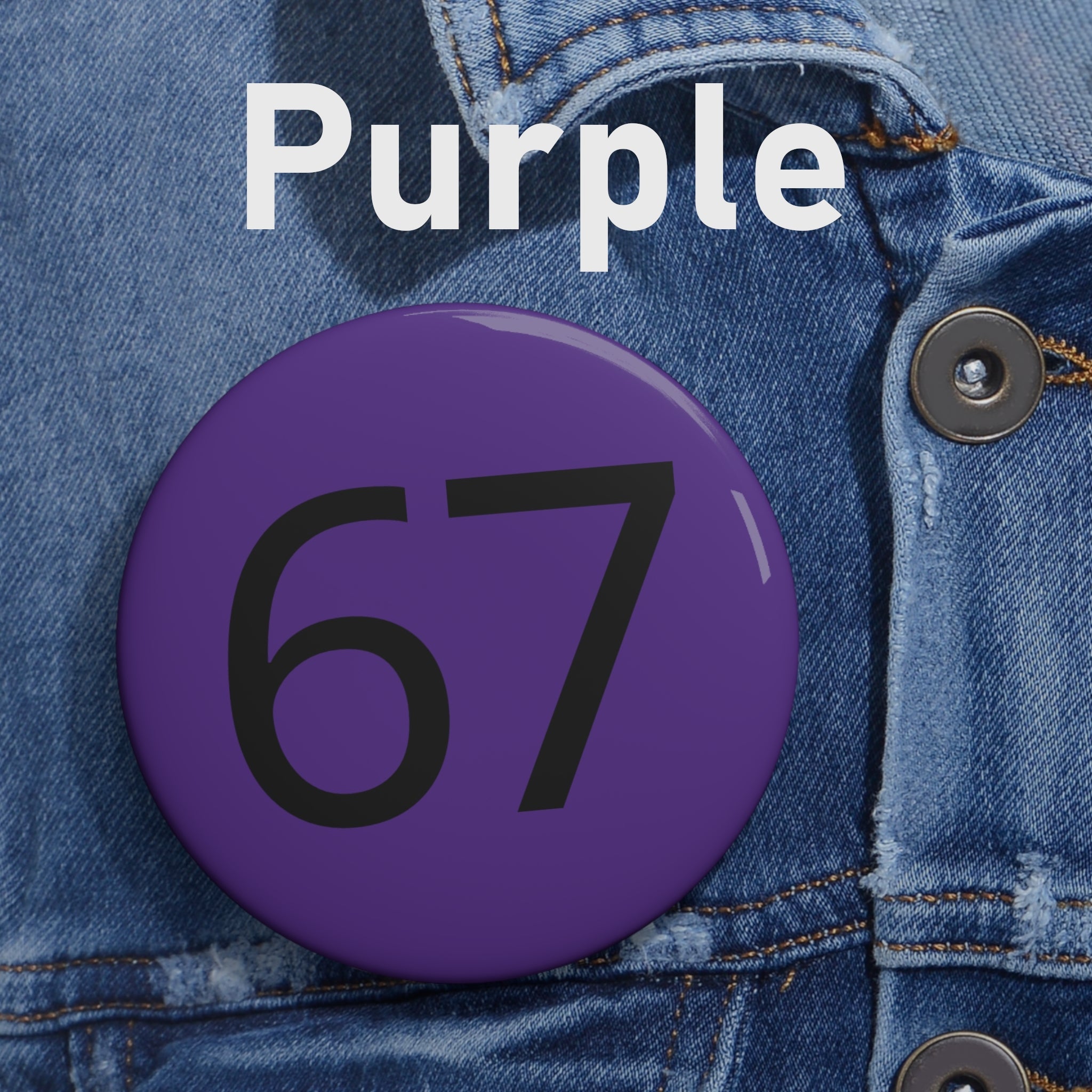 67 Pin Button