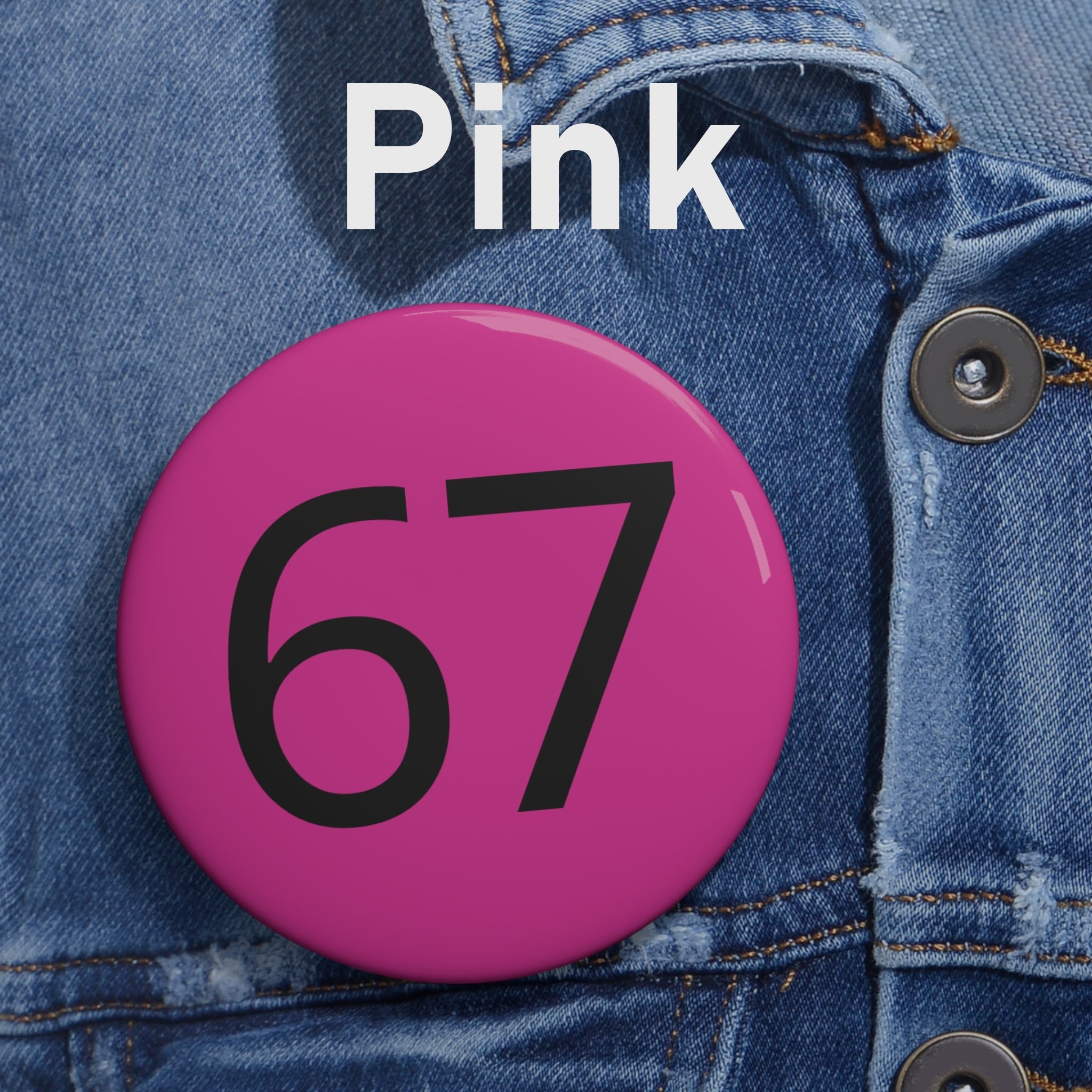 67 Pin Button