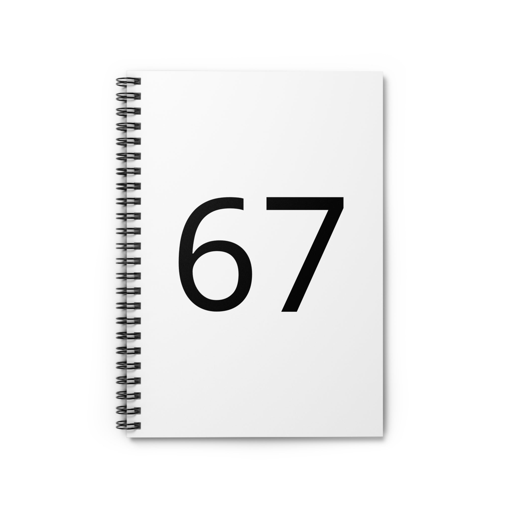 67 NotePad (Black Text)
