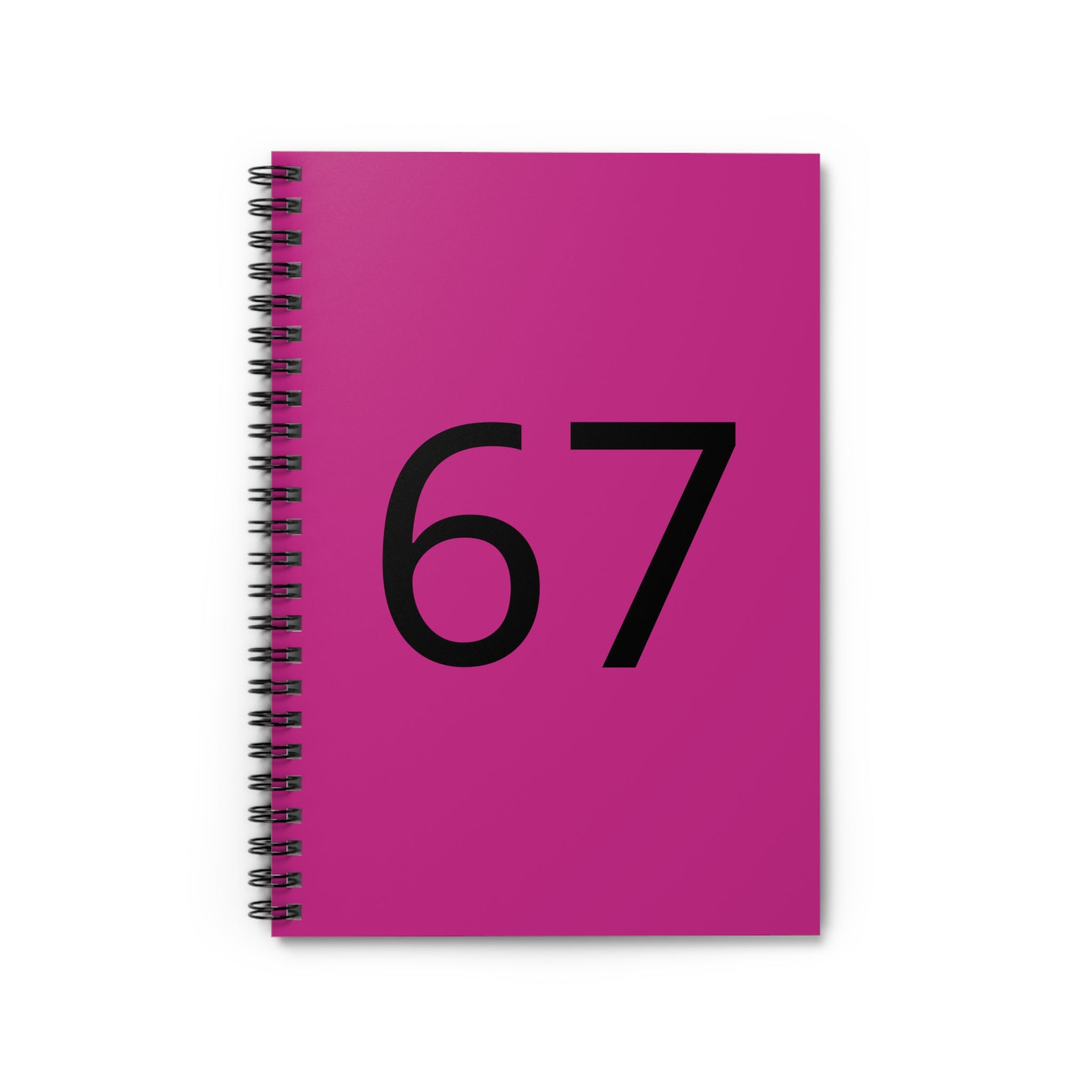 67 NotePad (Black Text)