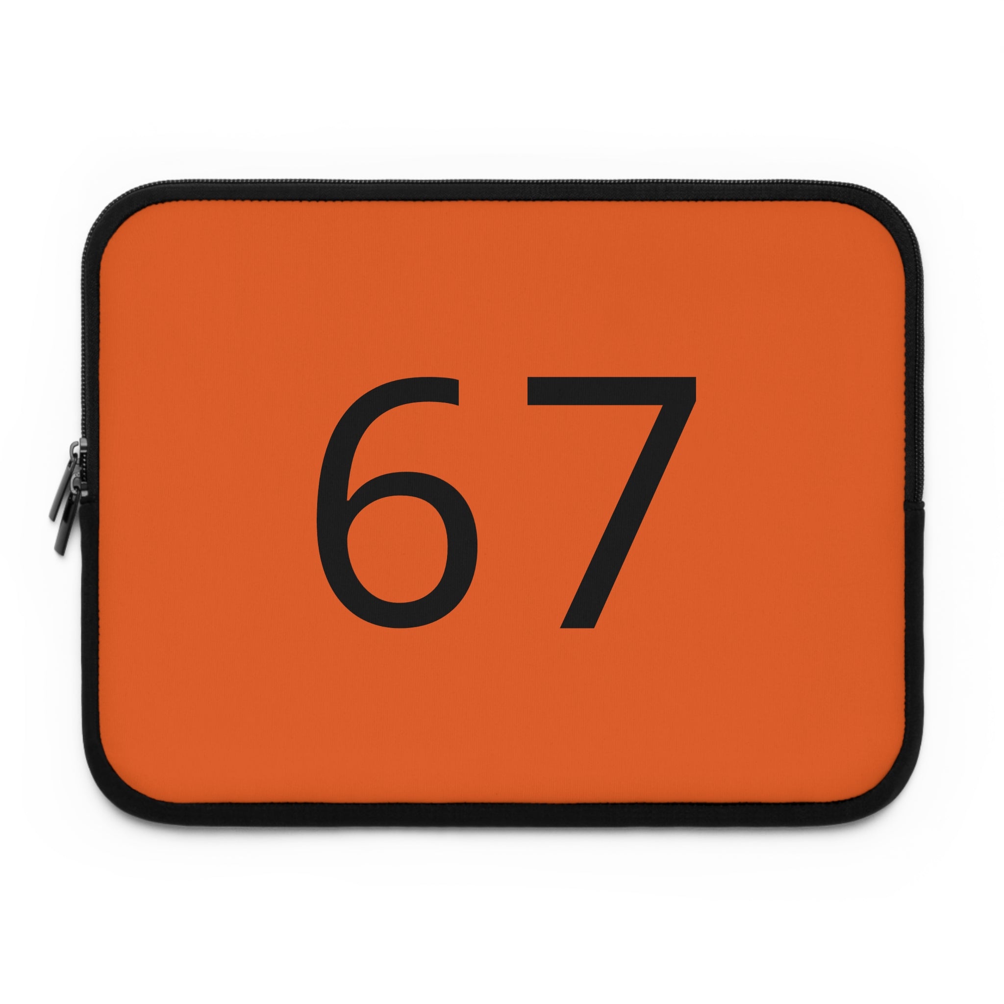 67 Laptop Sleeve (Black text)