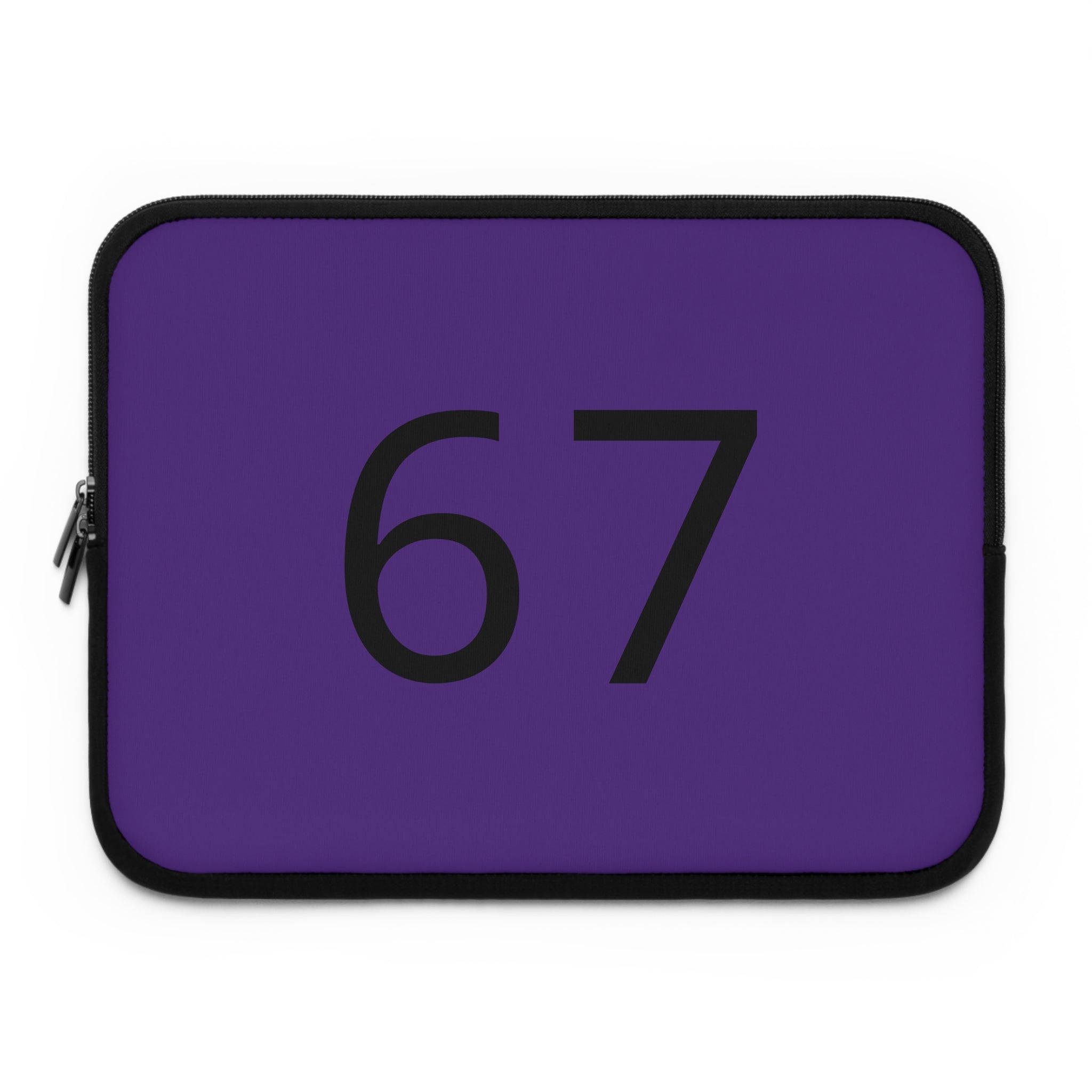 67 Laptop Sleeve (Black text)