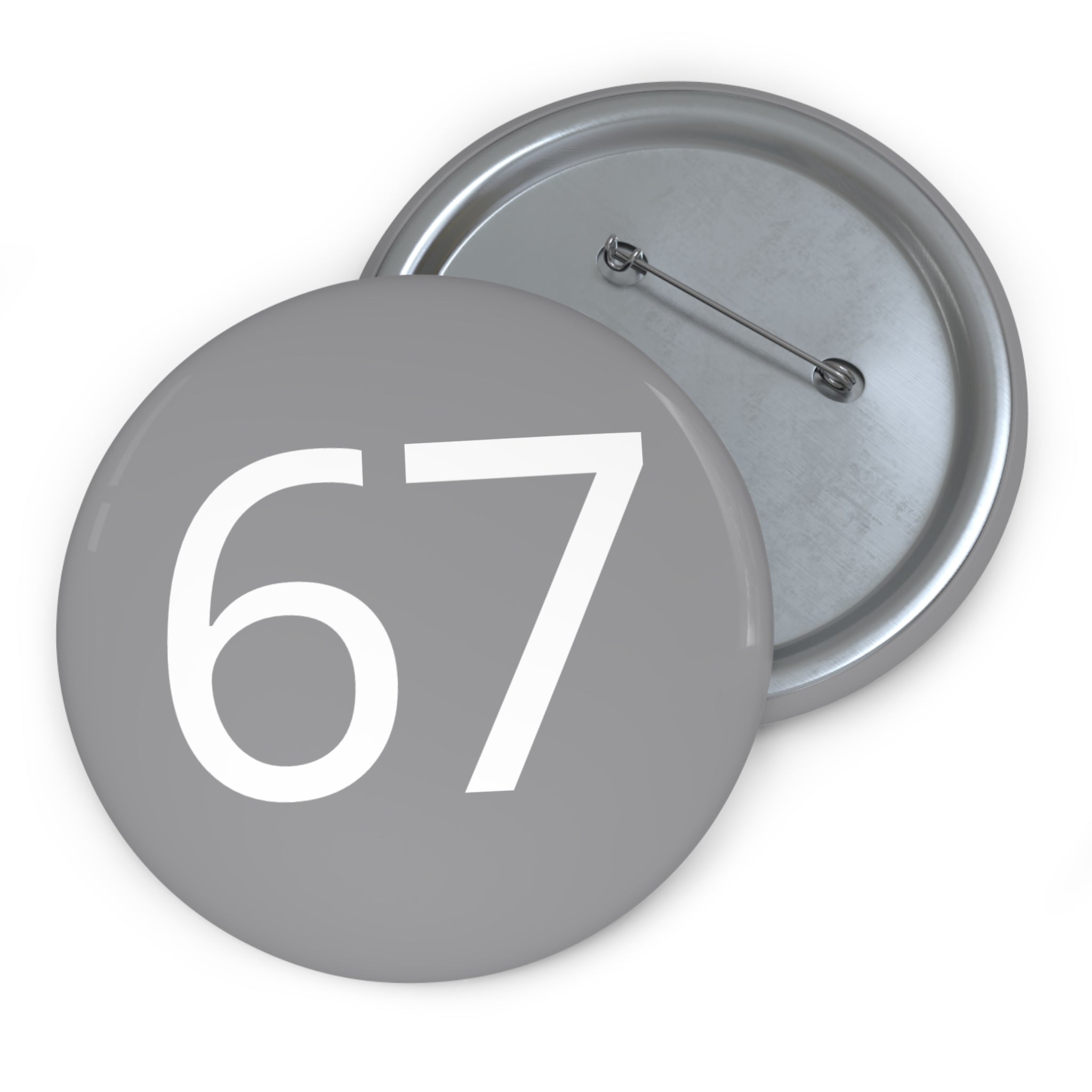 67 Pin Button (White text)
