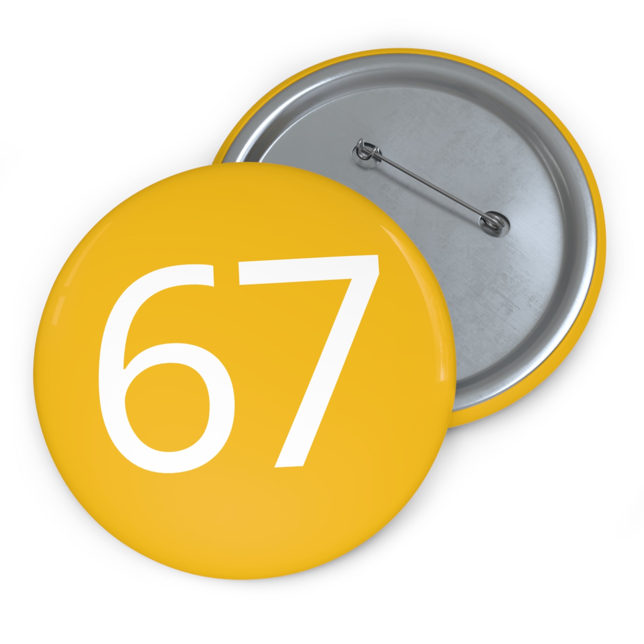 67 Pin Button (White text)