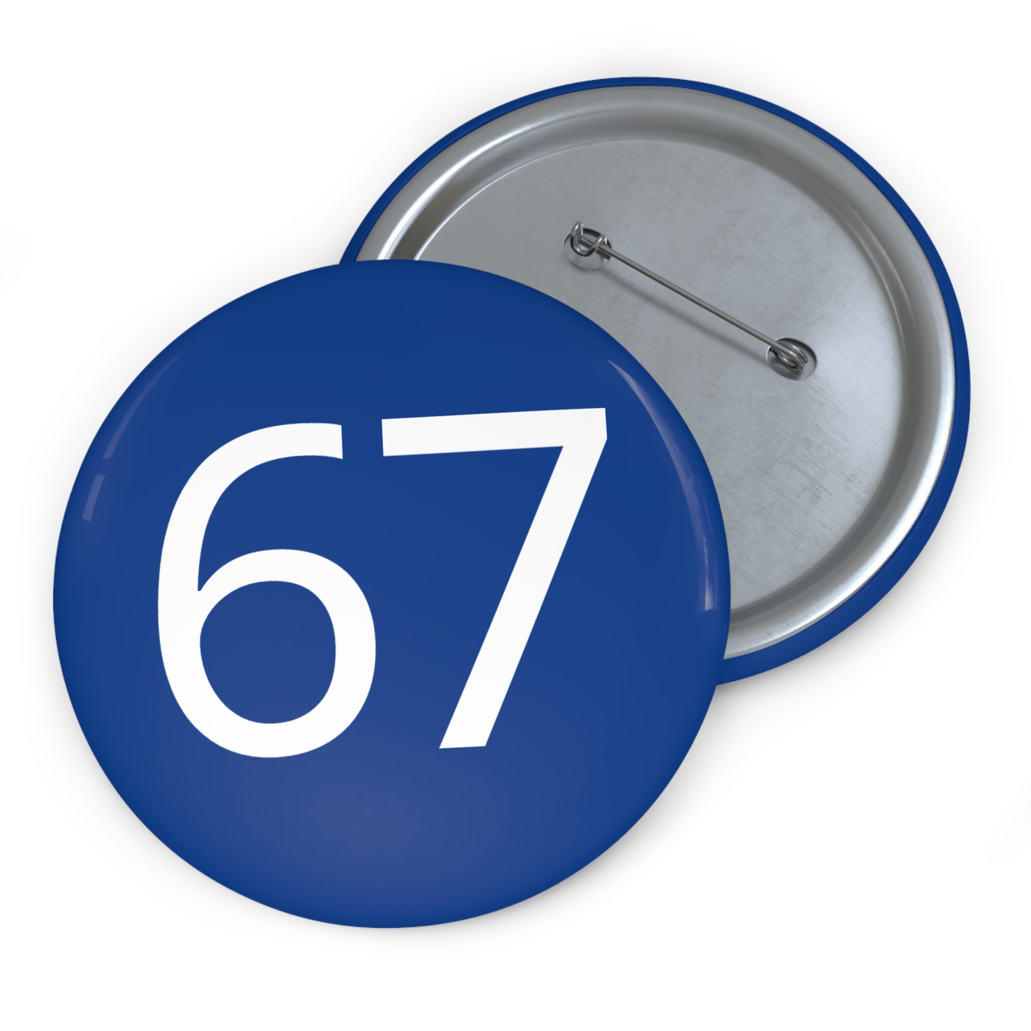 67 Pin Button (White text)