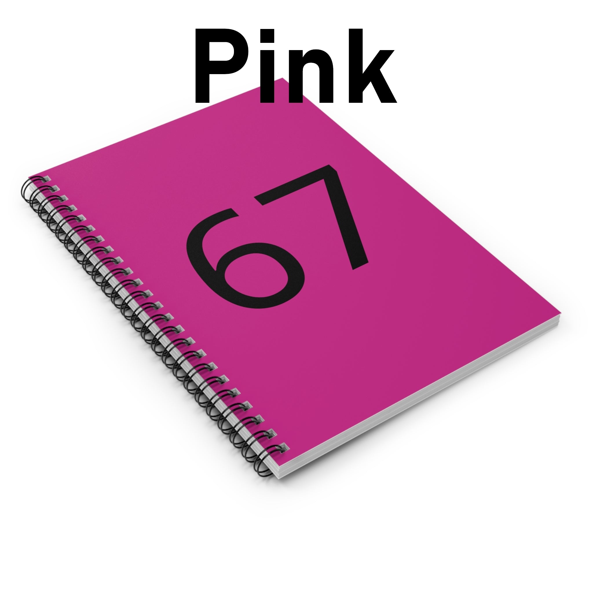 67 NotePad (Black Text)