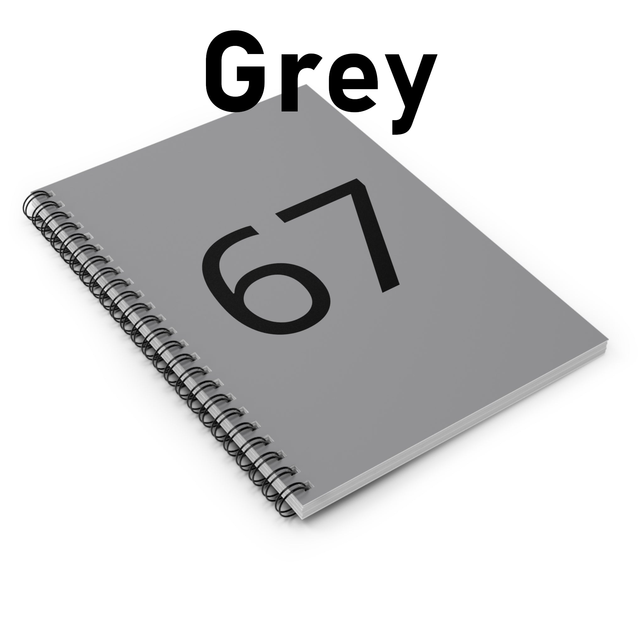 67 NotePad (Black Text)