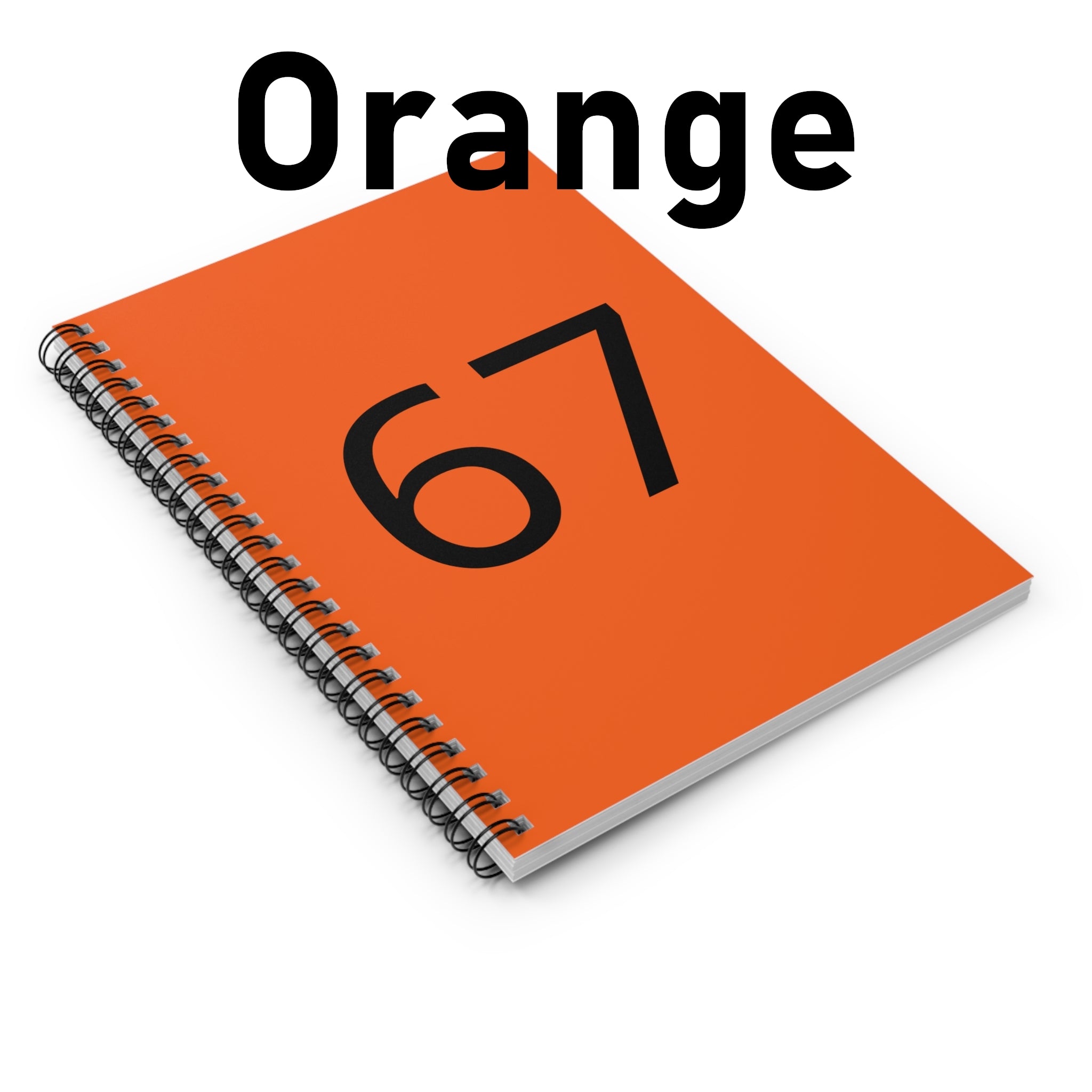 67 NotePad (Black Text)