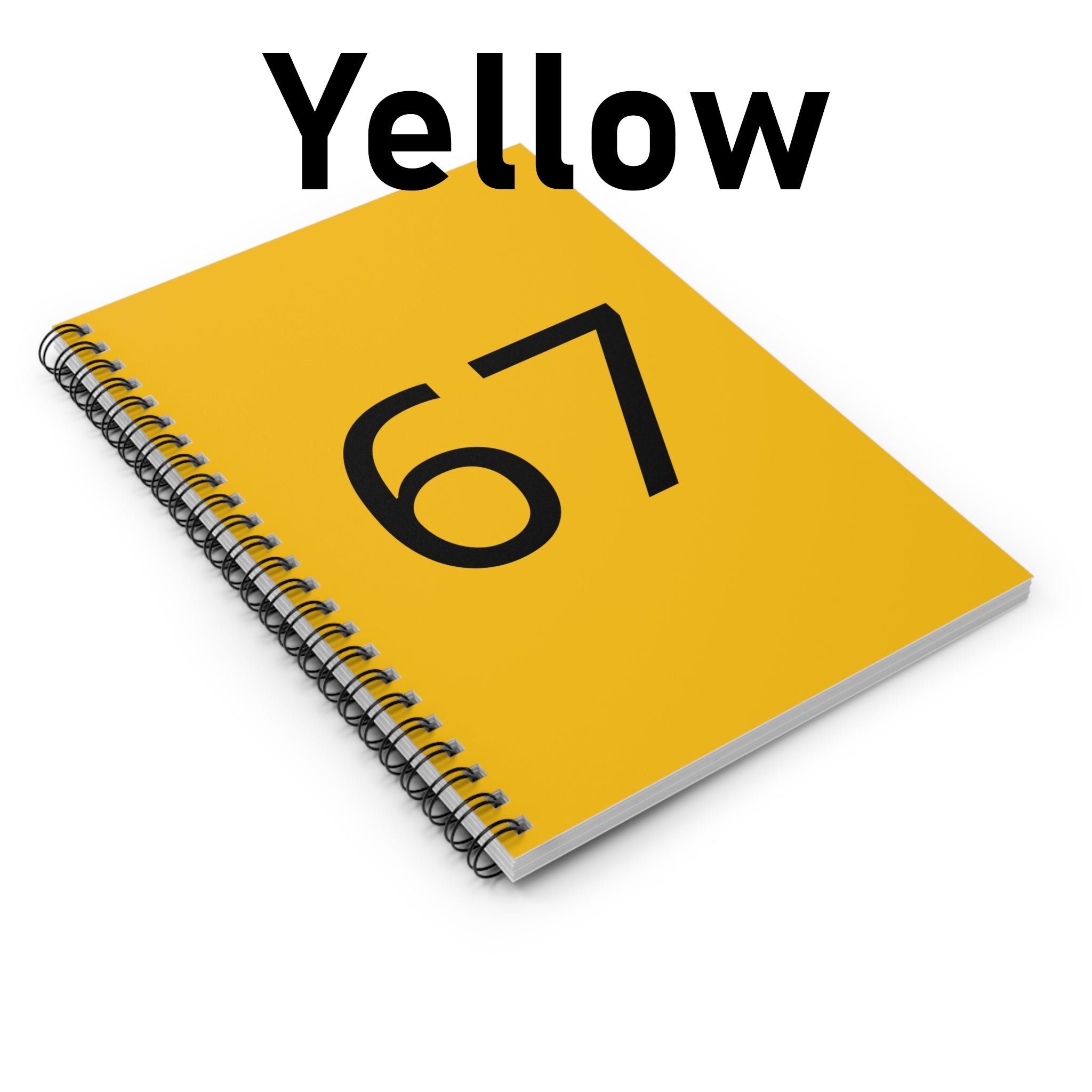 67 NotePad (Black Text)