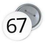 67 Pin Button