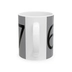 67 Ceramic Mug (Black text)