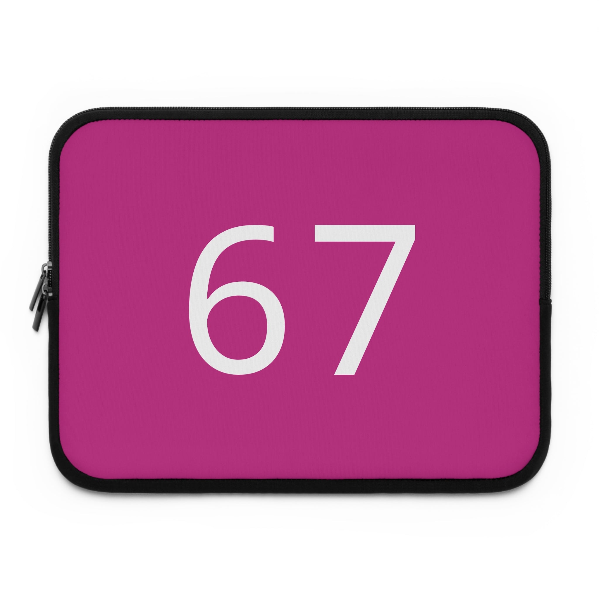 67 Laptop Sleeve (White text)