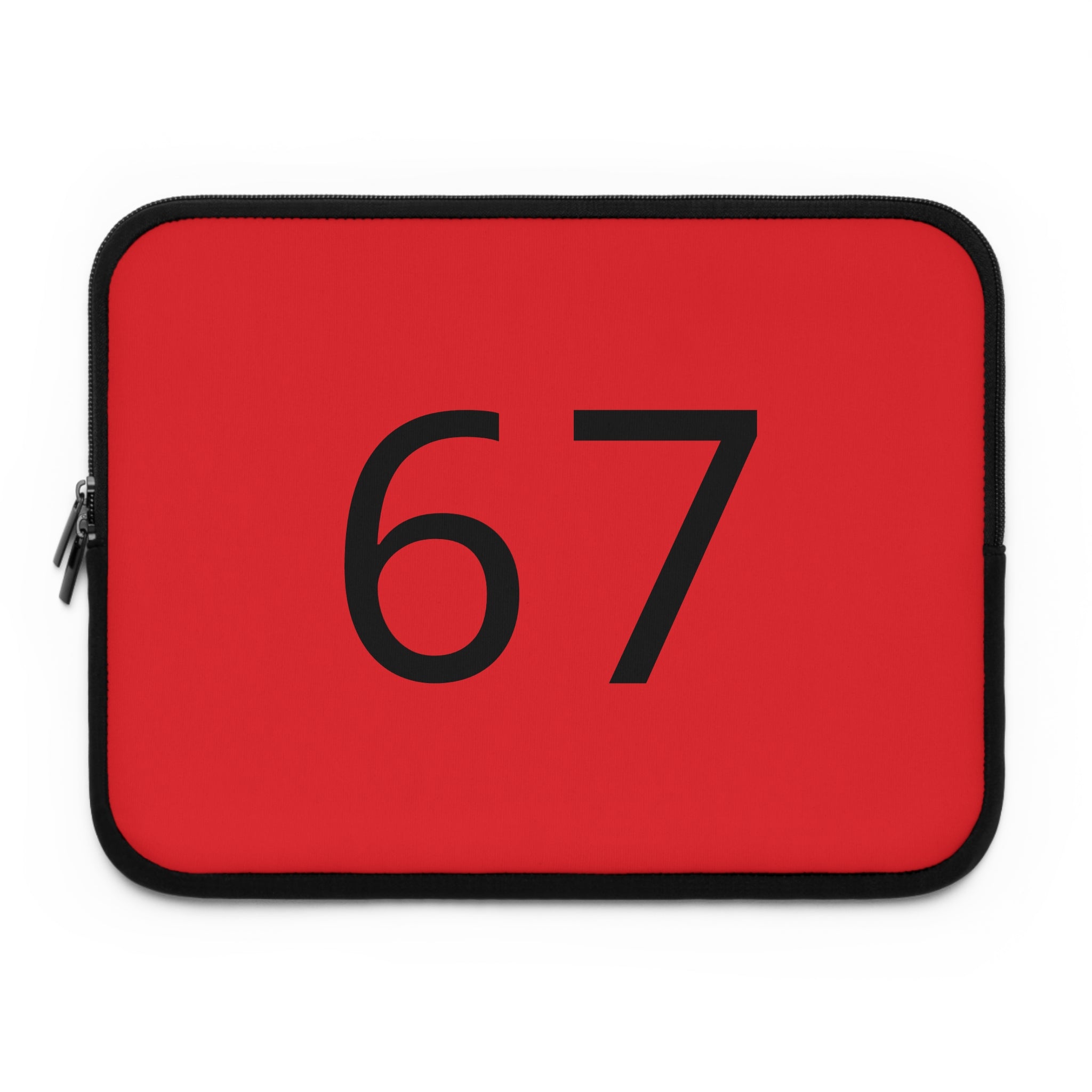 67 Laptop Sleeve (Black text)