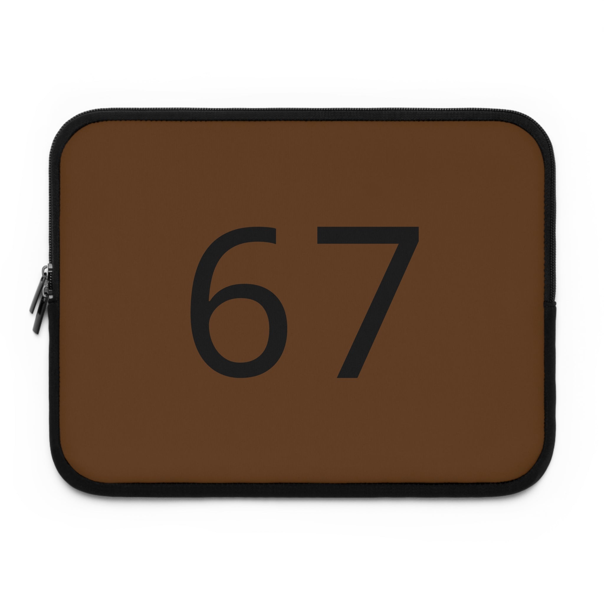 67 Laptop Sleeve (Black text)