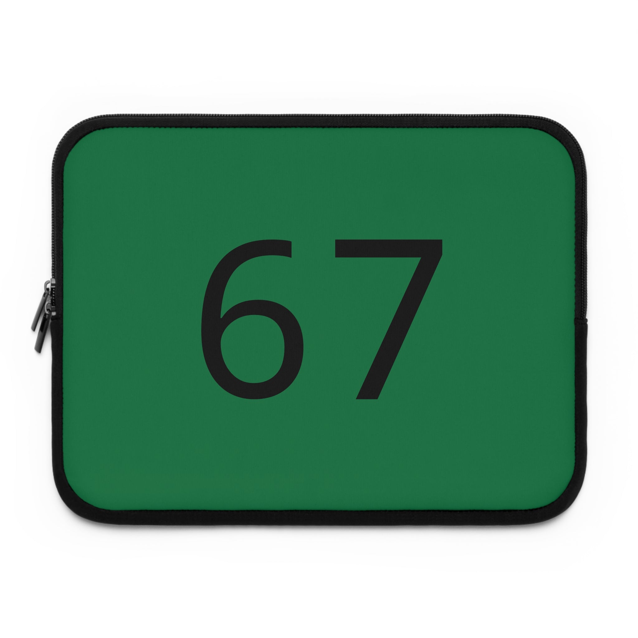67 Laptop Sleeve (Black text)
