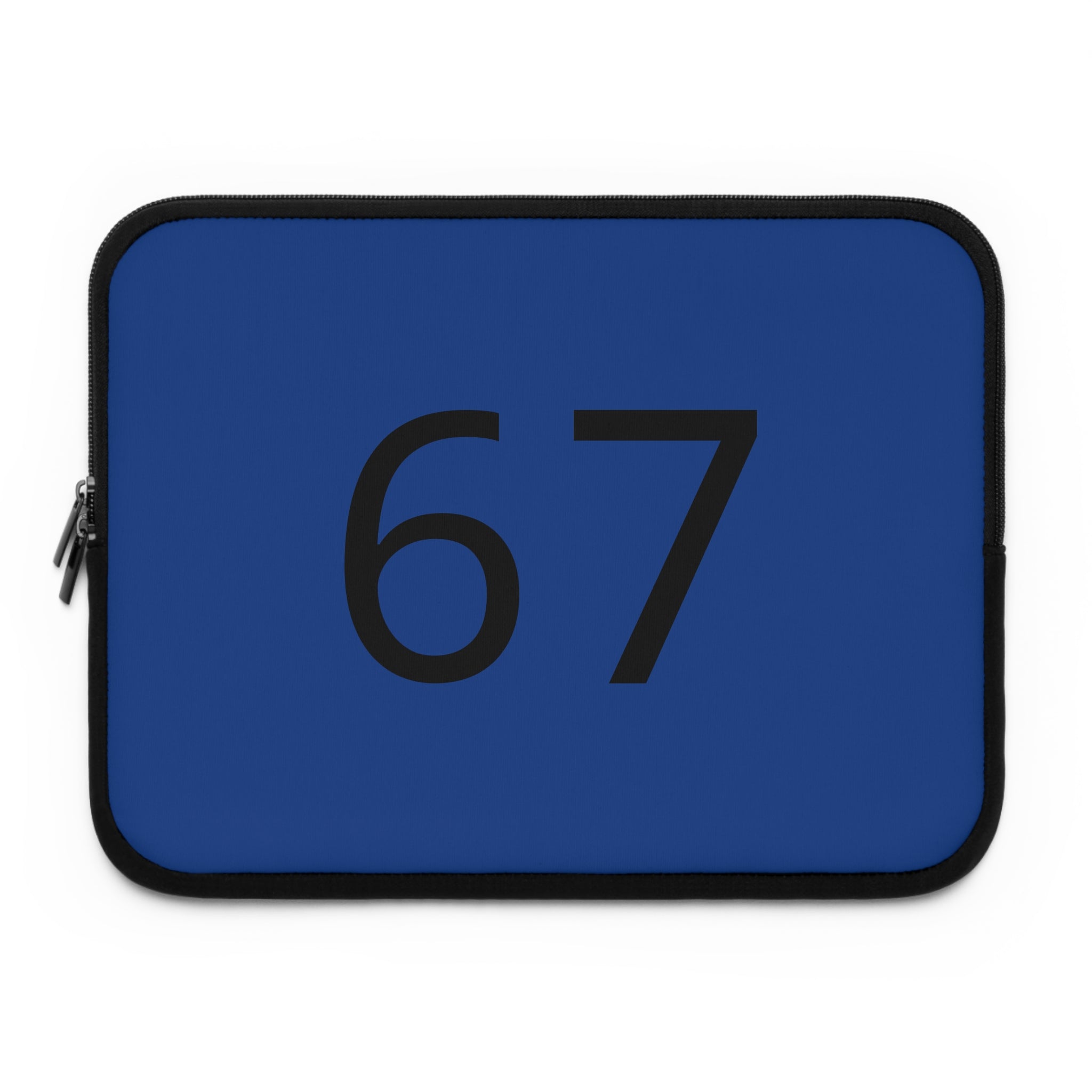 67 Laptop Sleeve (Black text)