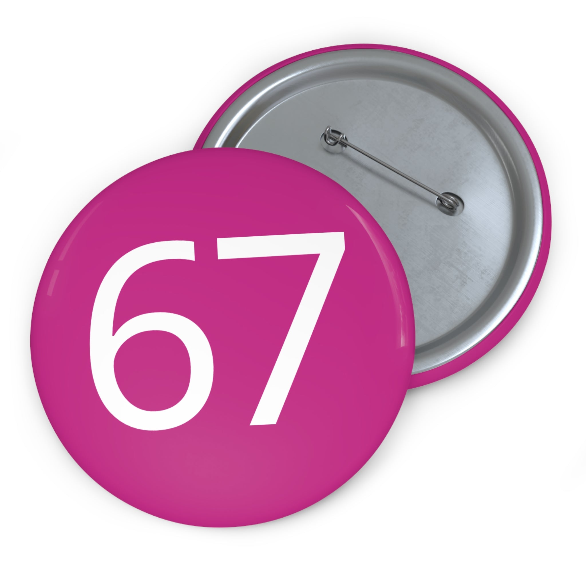 67 Pin Button (White text)
