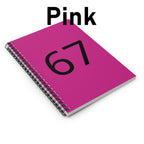 67 NotePad (Black Text)