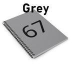 67 NotePad (Black Text)