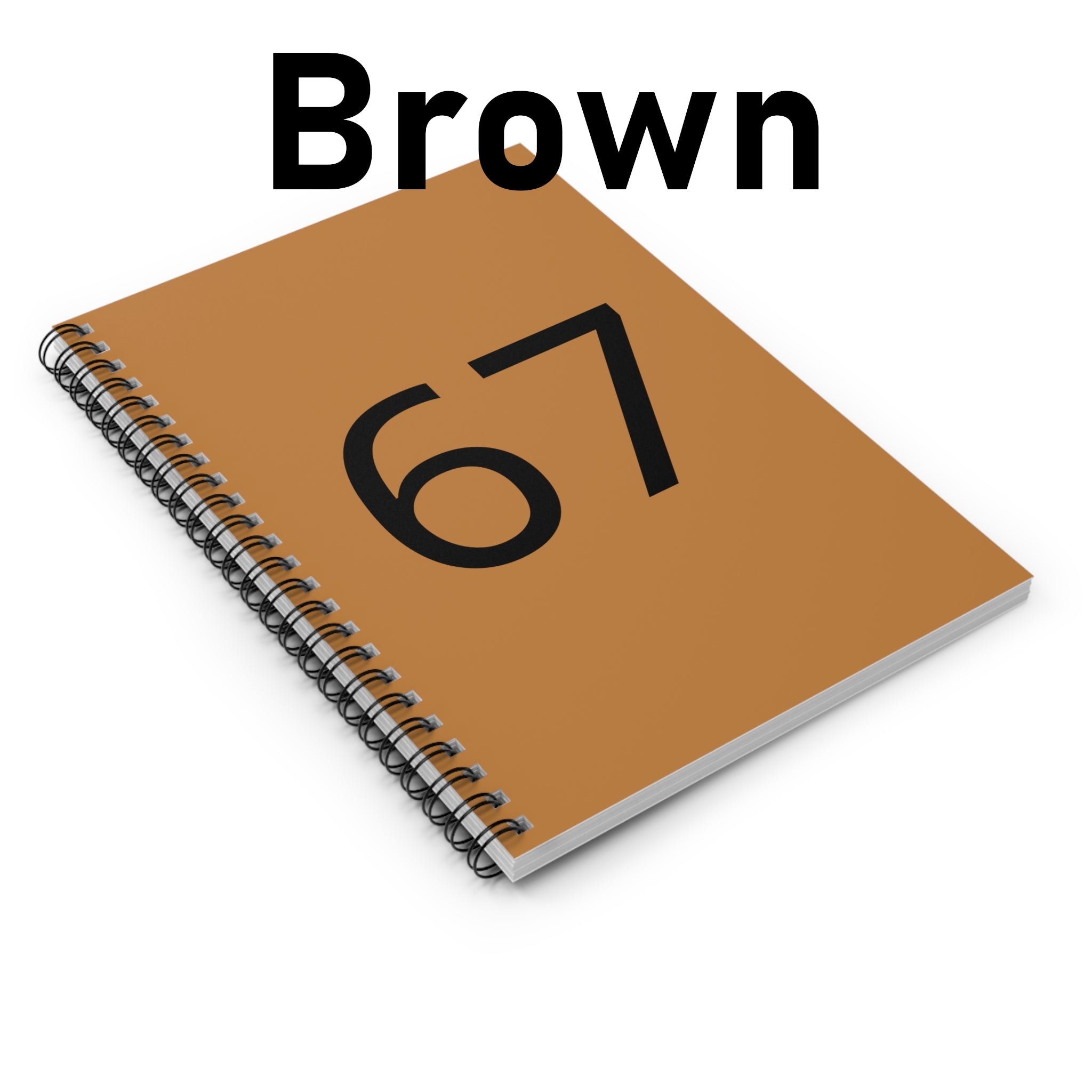 67 NotePad (Black Text)