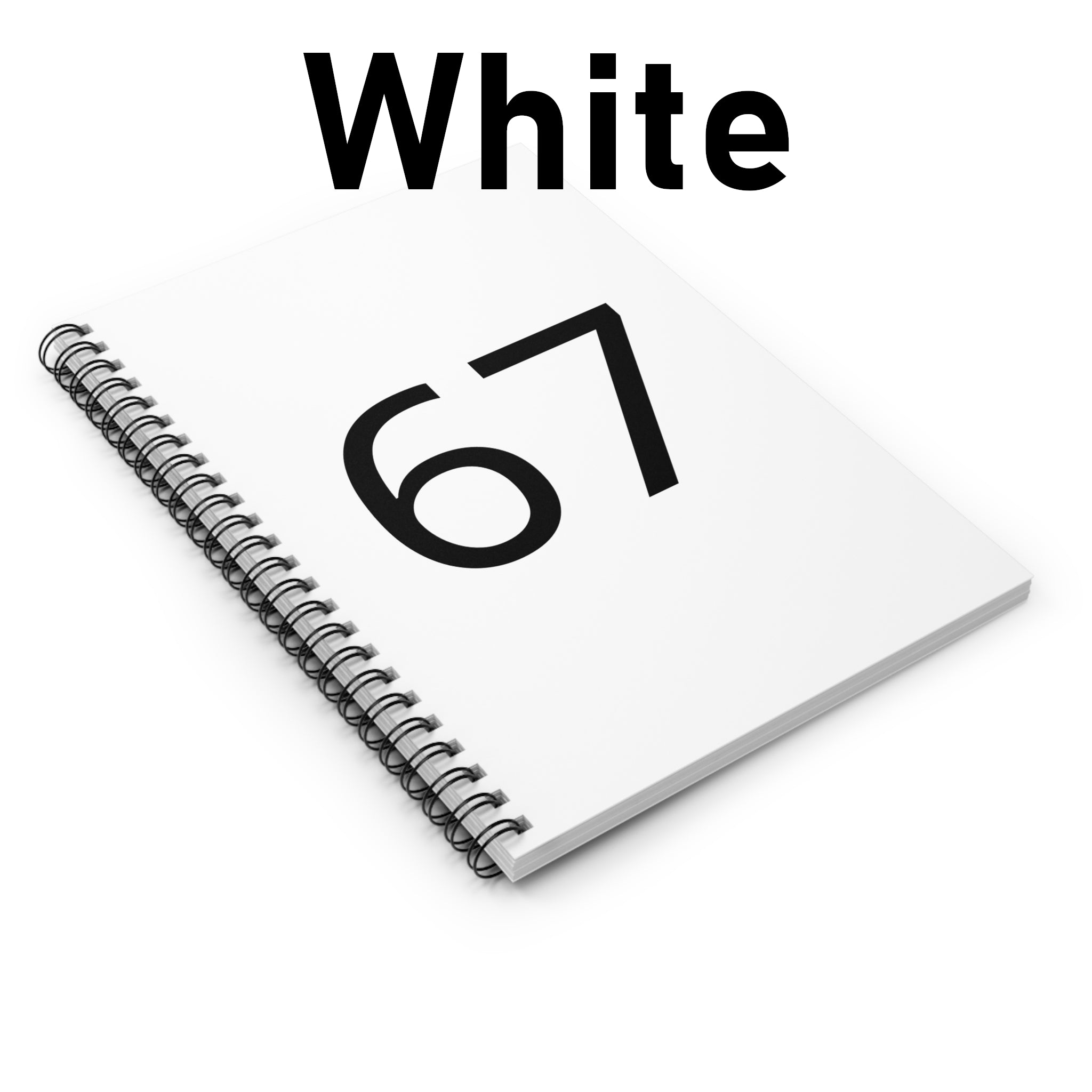 67 NotePad (Black Text)